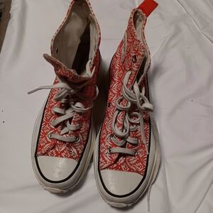 Converse Chuck Taylor white/red mens Size 8.5 women 10